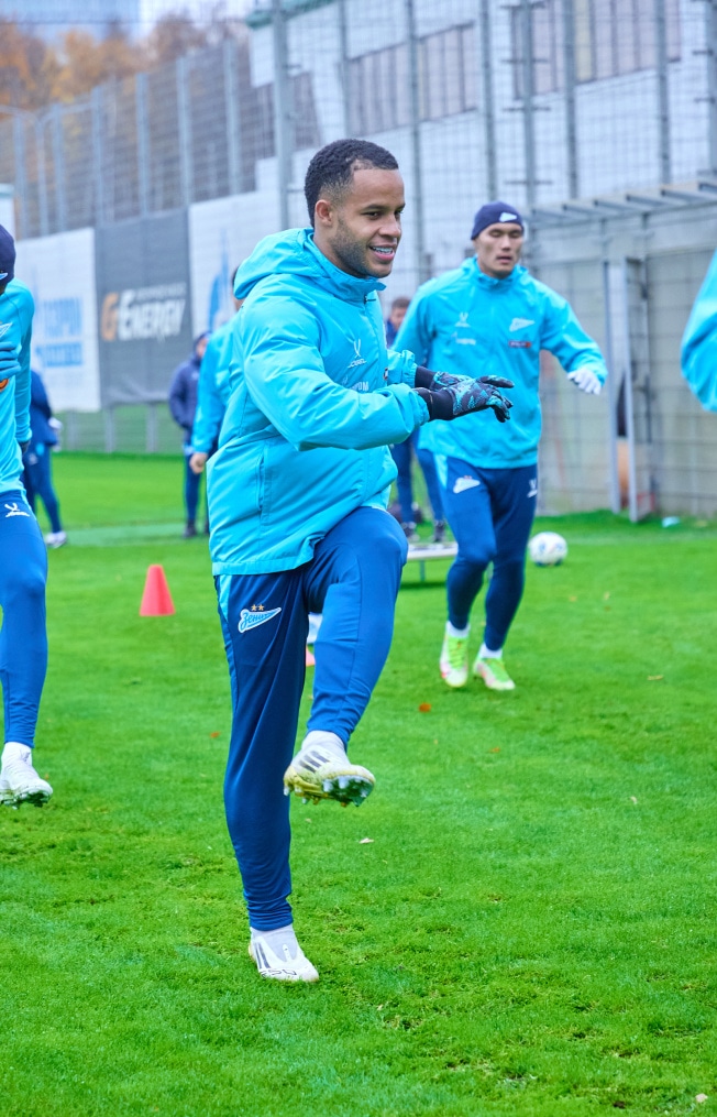 Тренировка «Зенита» перед матчем с «Локомотивом»