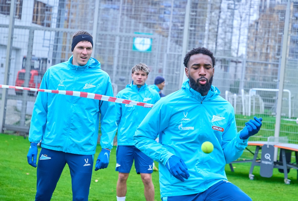Тренировка «Зенита» перед матчем с «Локомотивом»