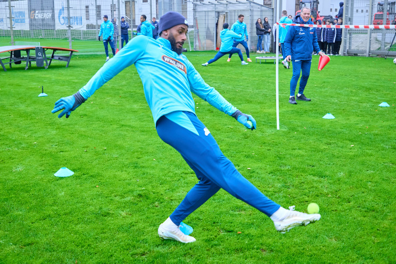 Тренировка «Зенита» перед матчем с «Локомотивом»