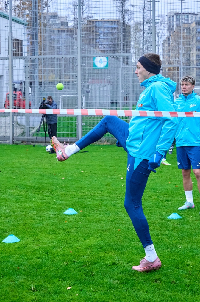 Тренировка «Зенита» перед матчем с «Локомотивом»