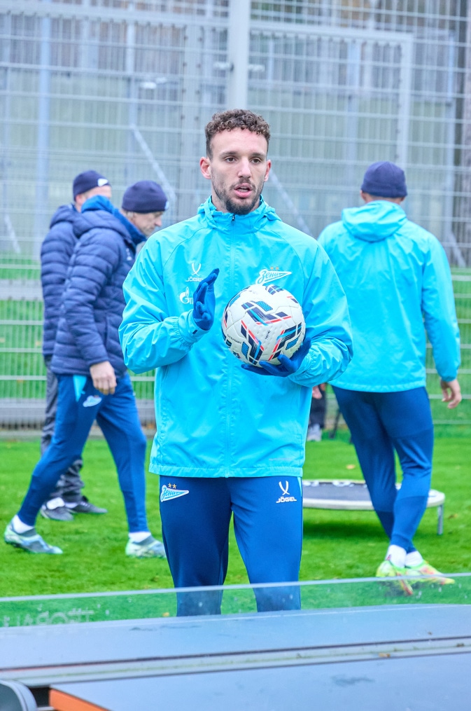 Тренировка «Зенита» перед матчем с «Локомотивом»