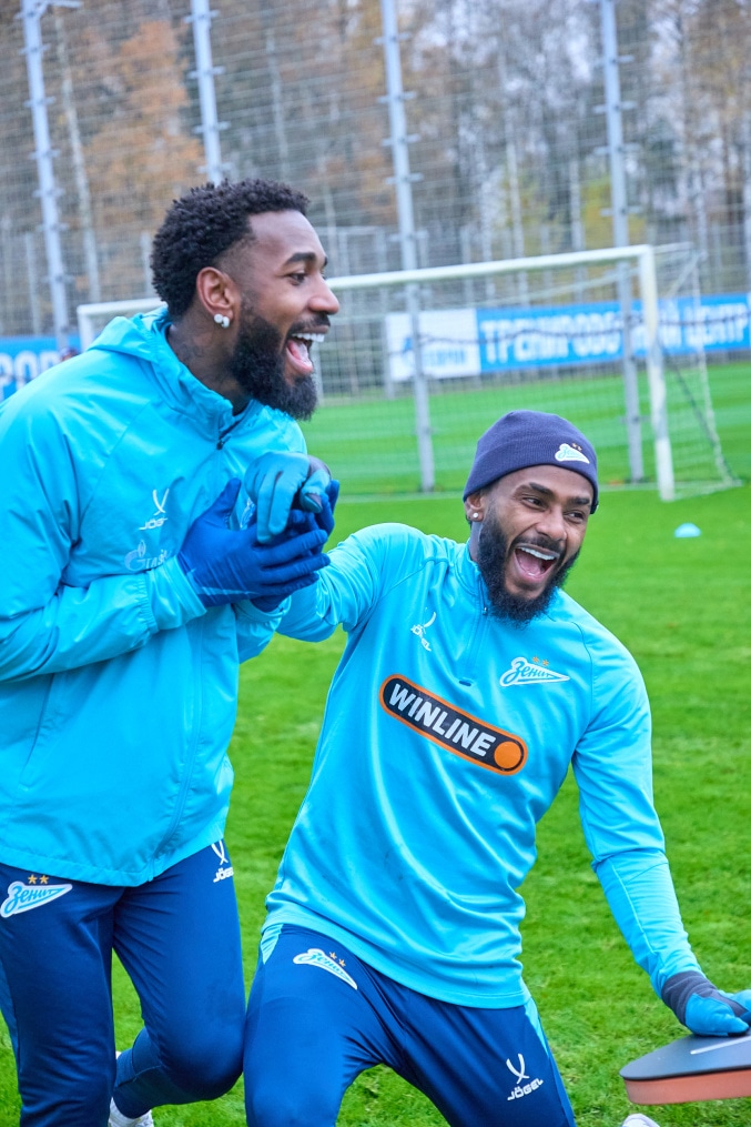 Тренировка «Зенита» перед матчем с «Локомотивом»