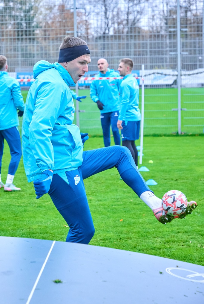 Тренировка «Зенита» перед матчем с «Локомотивом»