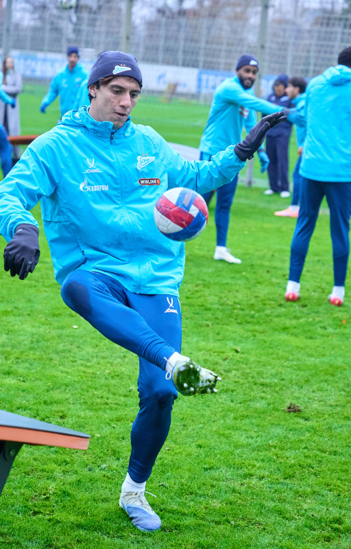 Тренировка «Зенита» перед матчем с «Локомотивом»