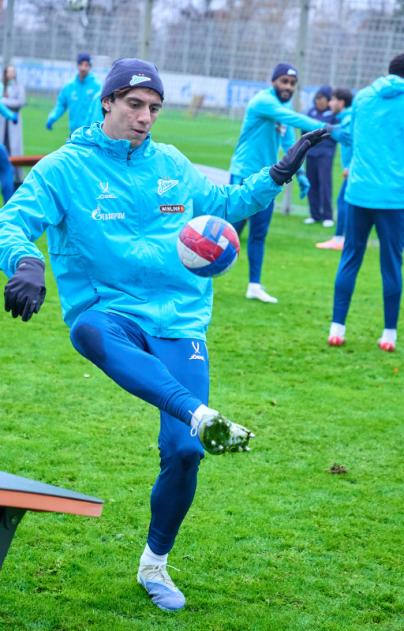 Тренировка «Зенита» перед матчем с «Локомотивом»