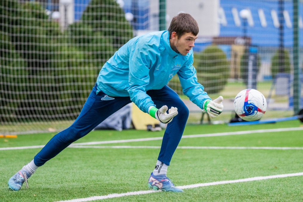 Тренировка «Зенита»-2 перед матчем с ФК «Коломна»