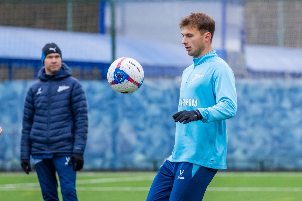 Тренировка «Зенита»-2 перед матчем с ФК «Коломна»