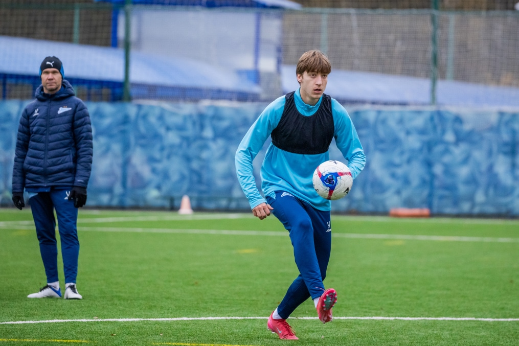 Тренировка «Зенита»-2 перед матчем с ФК «Коломна»