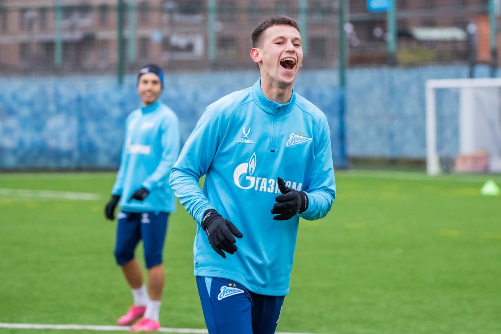 Тренировка «Зенита»-2 перед матчем с ФК «Коломна»