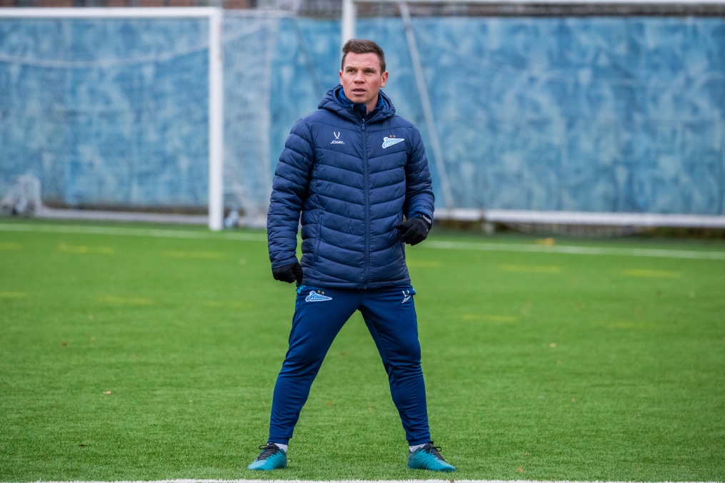 Тренировка «Зенита»-2 перед матчем с ФК «Коломна»