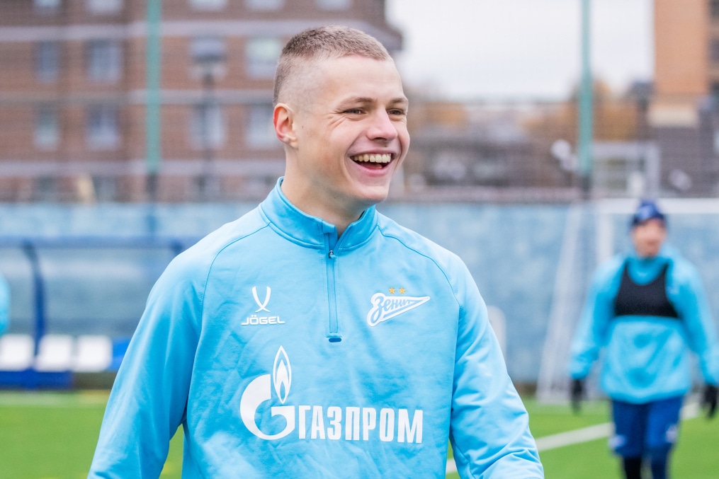 Тренировка «Зенита»-2 перед матчем с ФК «Коломна»