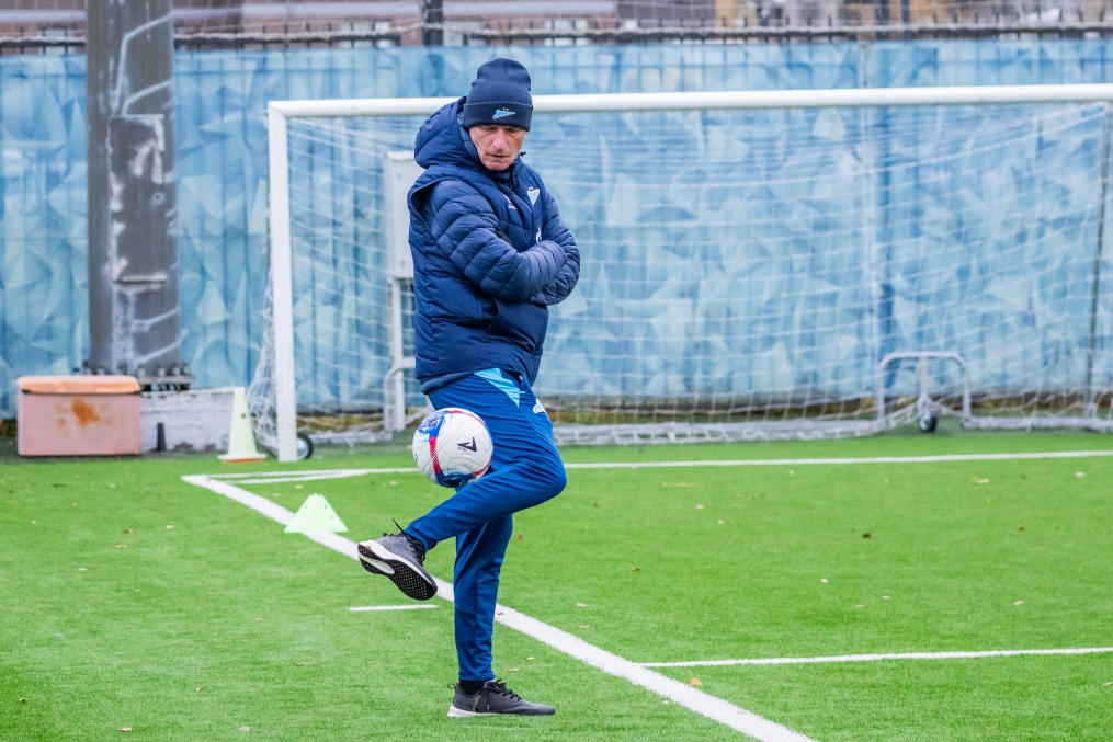 Тренировка «Зенита»-2 перед матчем с ФК «Коломна»