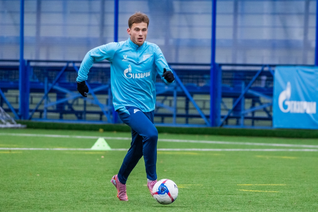 Тренировка «Зенита»-2 перед матчем с ФК «Коломна»