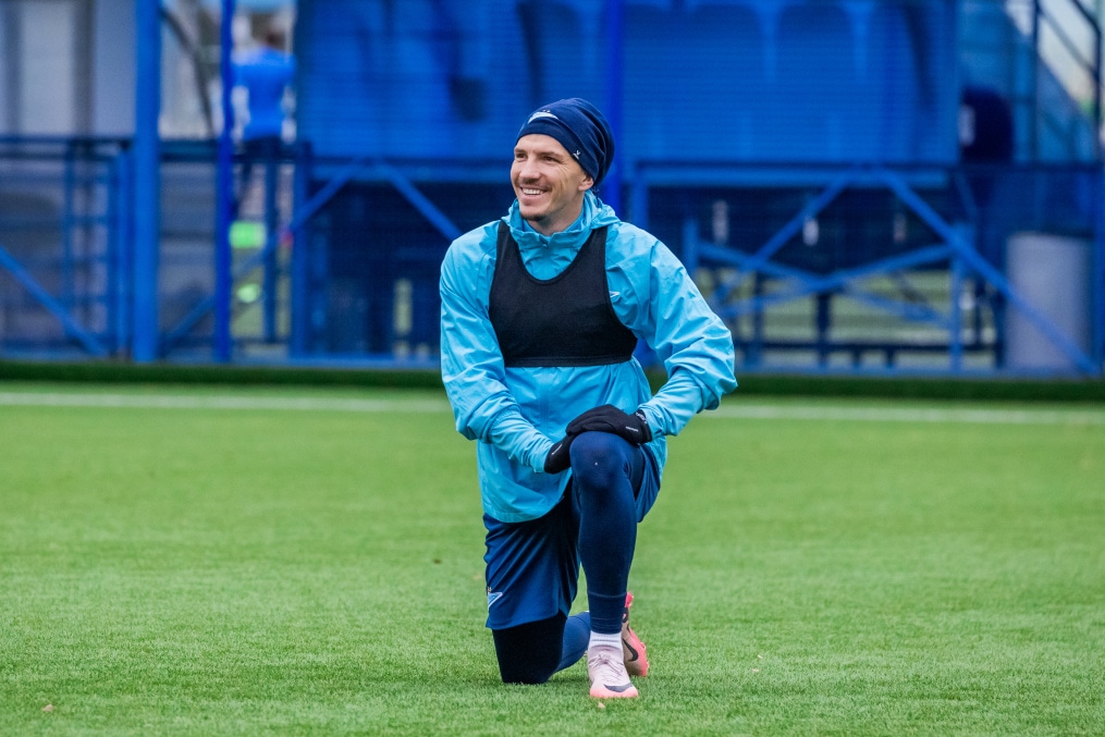 Тренировка «Зенита»-2 перед матчем с ФК «Коломна»