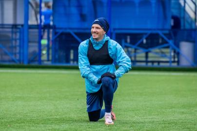 Тренировка «Зенита»-2 перед матчем с ФК «Коломна»