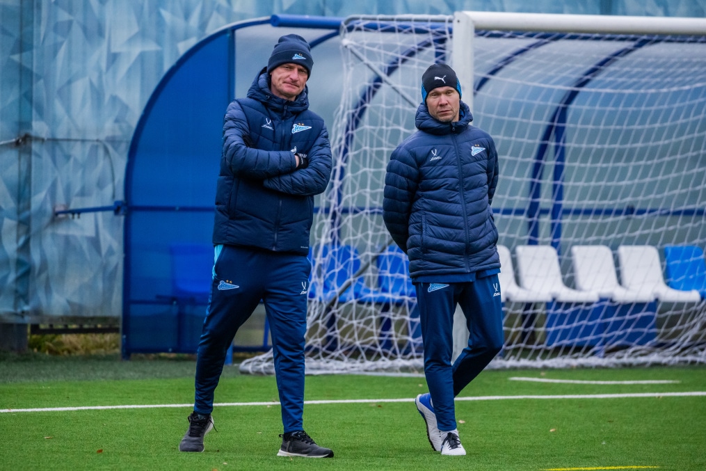 Тренировка «Зенита»-2 перед матчем с ФК «Коломна»