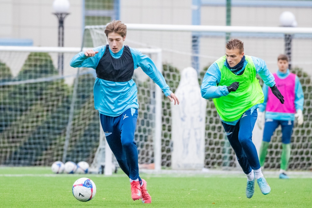 Тренировка «Зенита»-2 перед матчем с ФК «Коломна»