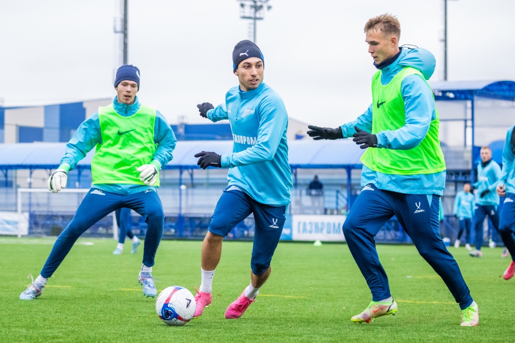 Тренировка «Зенита»-2 перед матчем с ФК «Коломна»