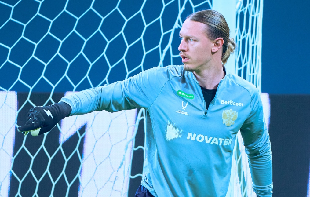 Тренировка сборной России перед матчем со сборной Перу