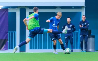 Товарищеский матч между «Зенитом» U-18 и «Зенитом» U-17