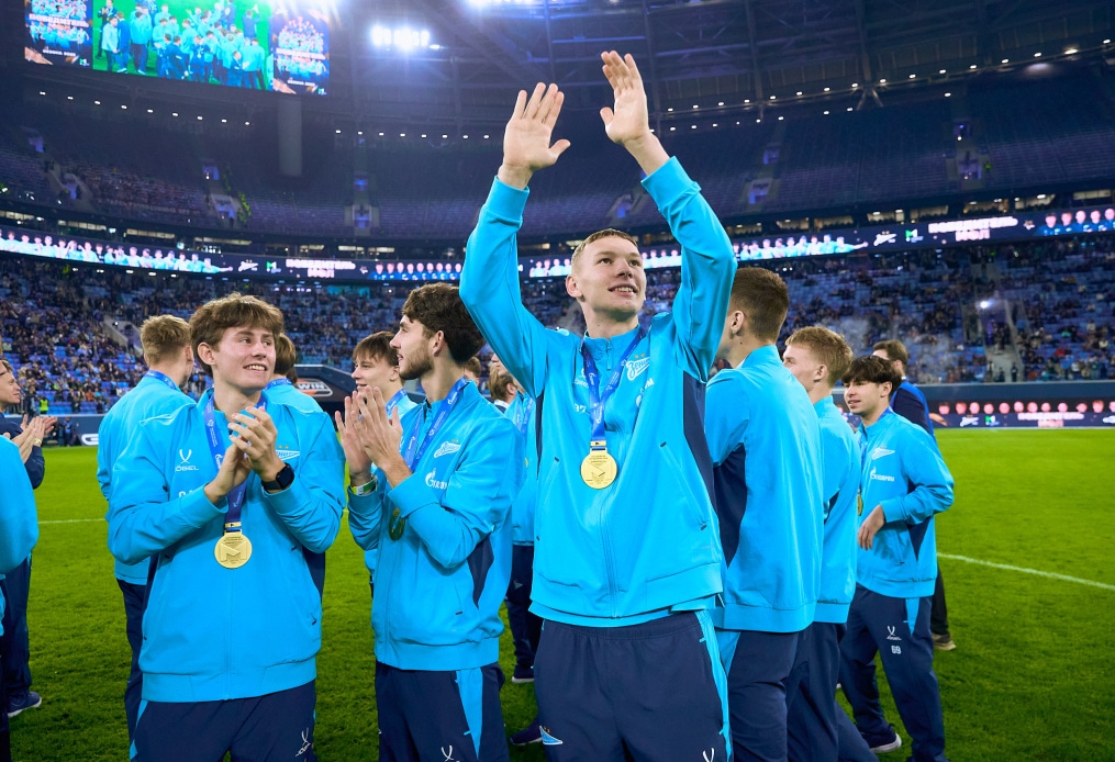 Чествование «Зенита»-м на «Газпром Арене»