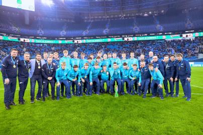 Чествование «Зенита»-м на «Газпром Арене»