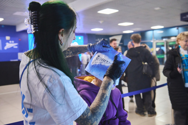 Фан-Променад: рекламные зоны Газпромбанка на матче «Зенит» — «Рубин»