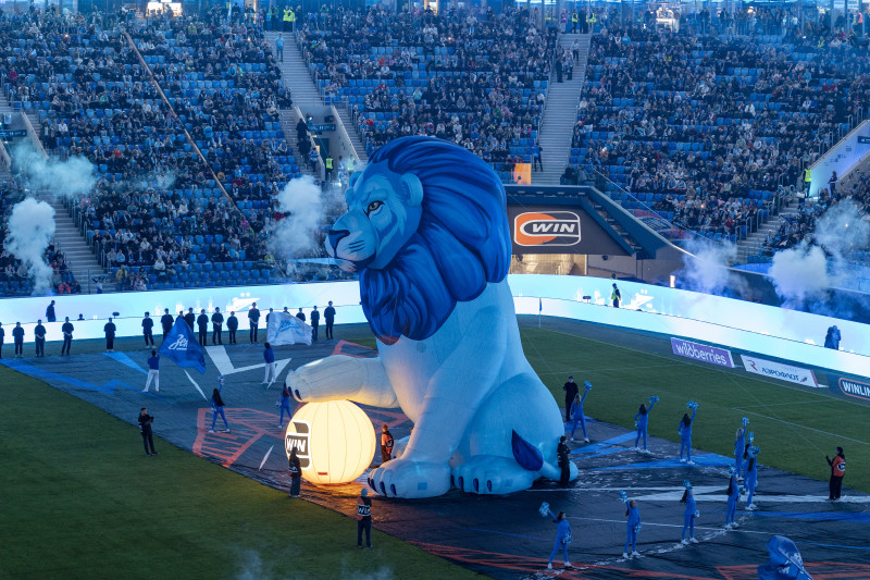 Шоу Группы Аэрофлот перед матчем «Зенит» — «Рубин»