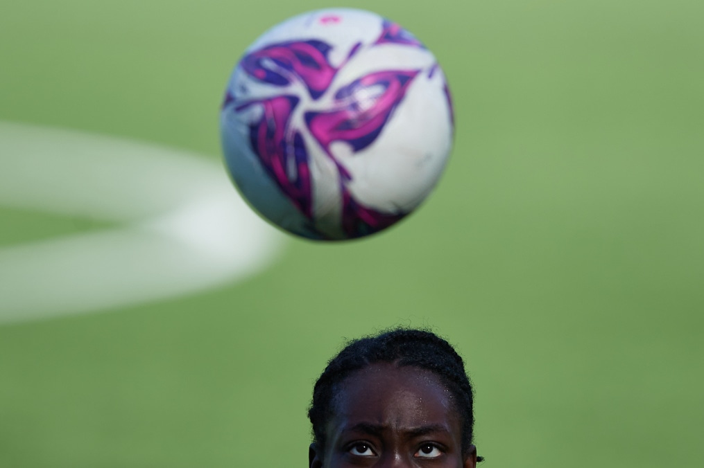 Тренировка женской команды «Зенит» во время перерыва на матчи сборных