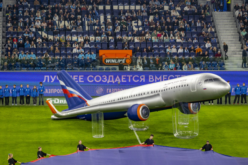 Шоу Группы Аэрофлот перед матчем «Зенит» — «Рубин»