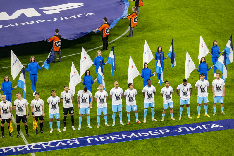 Шоу Группы Аэрофлот перед матчем «Зенит» — «Рубин»