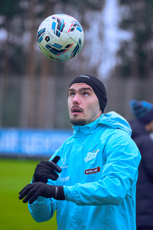 Тренировка «Зенита» перед матчем с «Акроном»