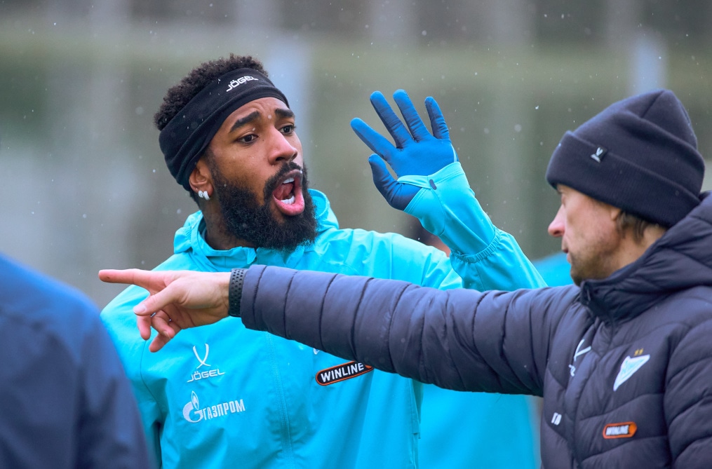 Тренировка «Зенита» перед матчем с «Акроном»