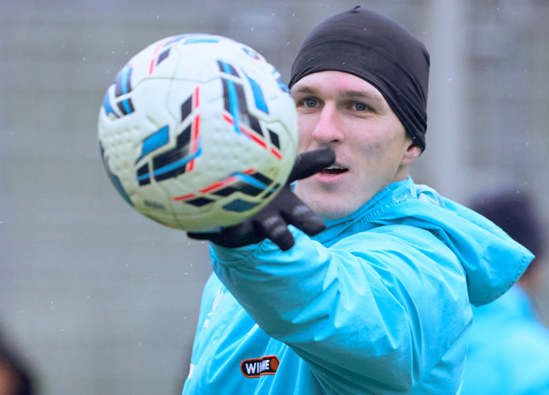 Тренировка «Зенита» перед матчем с «Акроном»