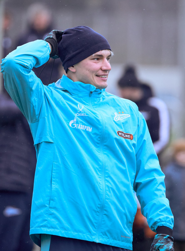 Тренировка «Зенита» перед матчем с «Акроном»