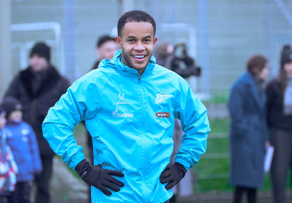 Тренировка «Зенита» перед матчем с «Акроном»