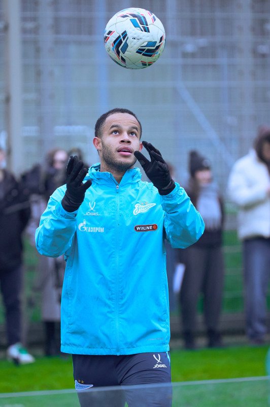 Тренировка «Зенита» перед матчем с «Акроном»