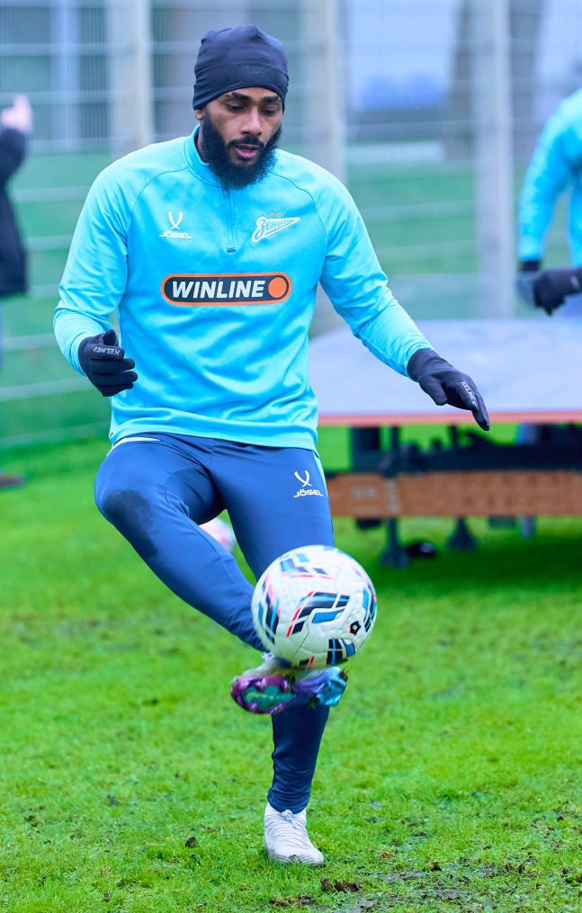 Тренировка «Зенита» перед матчем с «Акроном»