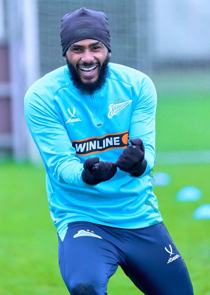 Тренировка «Зенита» перед матчем с «Акроном»