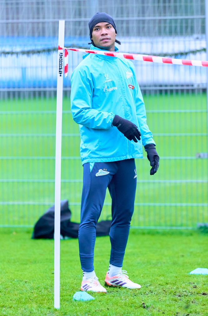 Тренировка «Зенита» перед матчем с «Акроном»