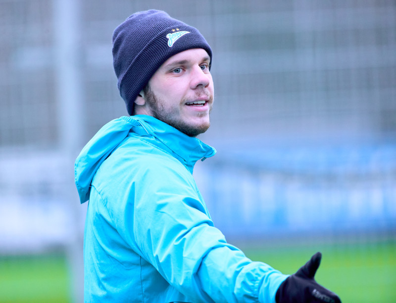 Тренировка «Зенита» перед матчем с «Акроном»