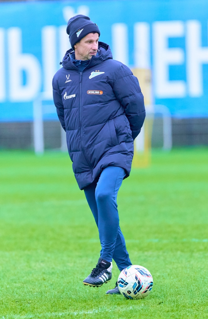 Тренировка «Зенита» перед матчем с «Акроном»