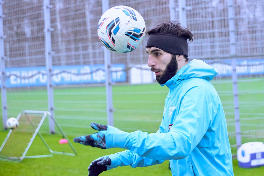 Тренировка «Зенита» перед матчем с «Акроном»