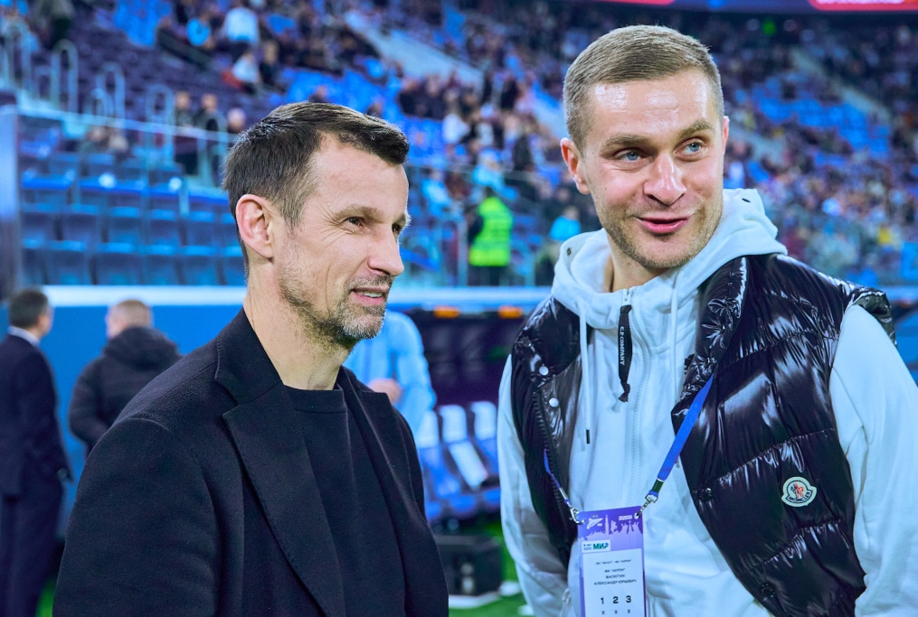 Сергей Семак на матче Мир Российская Премьер-Лига 2025/26, 18 тур, «Зенит» — «Акрон».