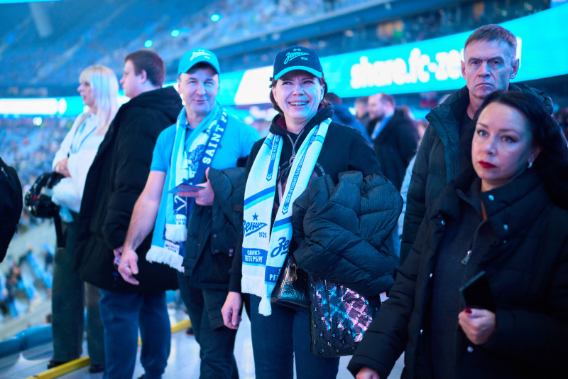 Фан-Променад перед матчем «Зенит» — «Акрон»