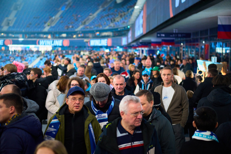Фан-Променад перед матчем «Зенит» — «Акрон»