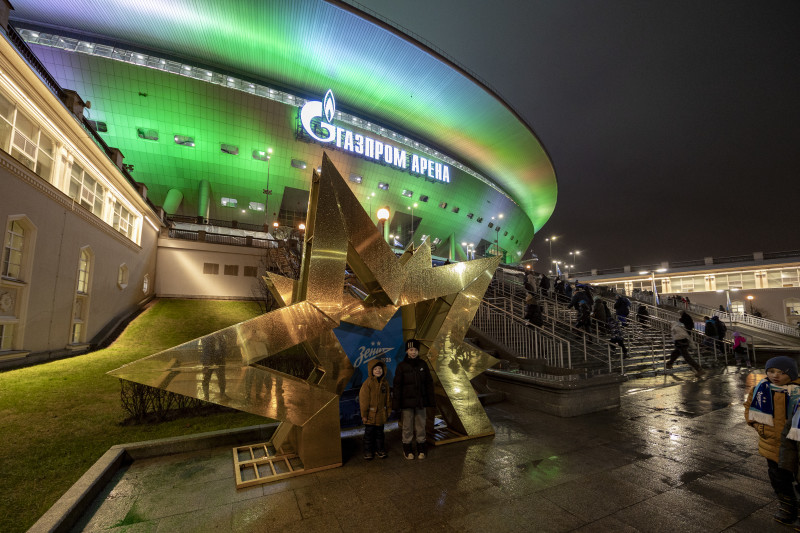 Фан-Променад перед матчем «Зенит» — «Акрон»