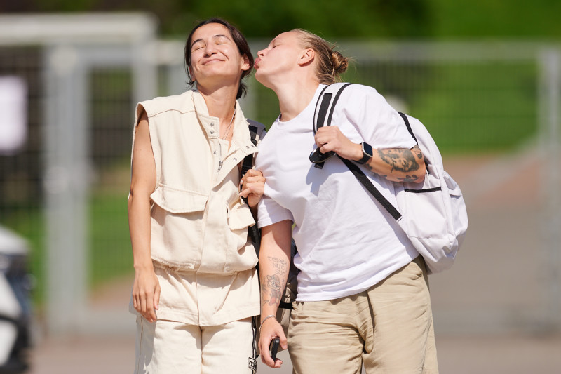 Зенит Style: Приезд женской команды на тренировку перед матчем с «Динамо»