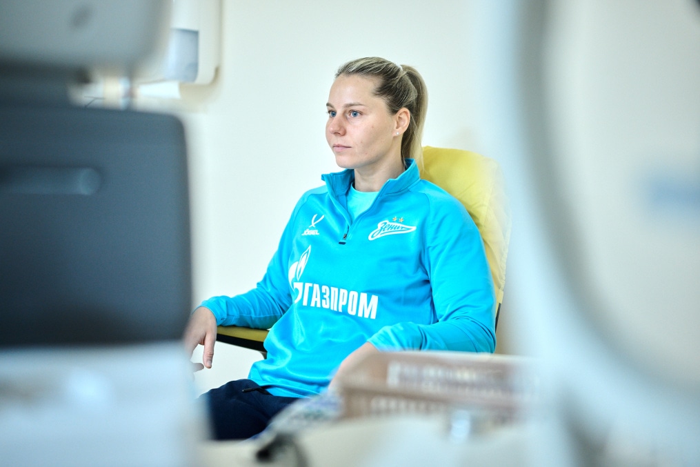 Предсезонный медицинский осмотр женской команды