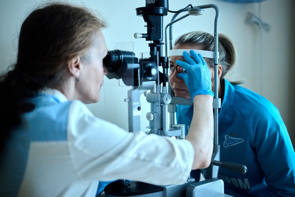 Предсезонный медицинский осмотр женской команды